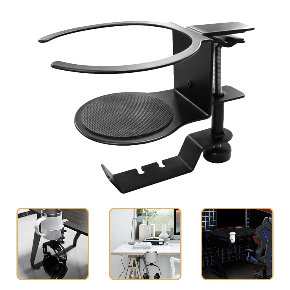 

Headset Hanger Cup Holder Rack Multipurpose Convenient Desk Headphone Household Bottle Multi-function Coffee Mug Earphone