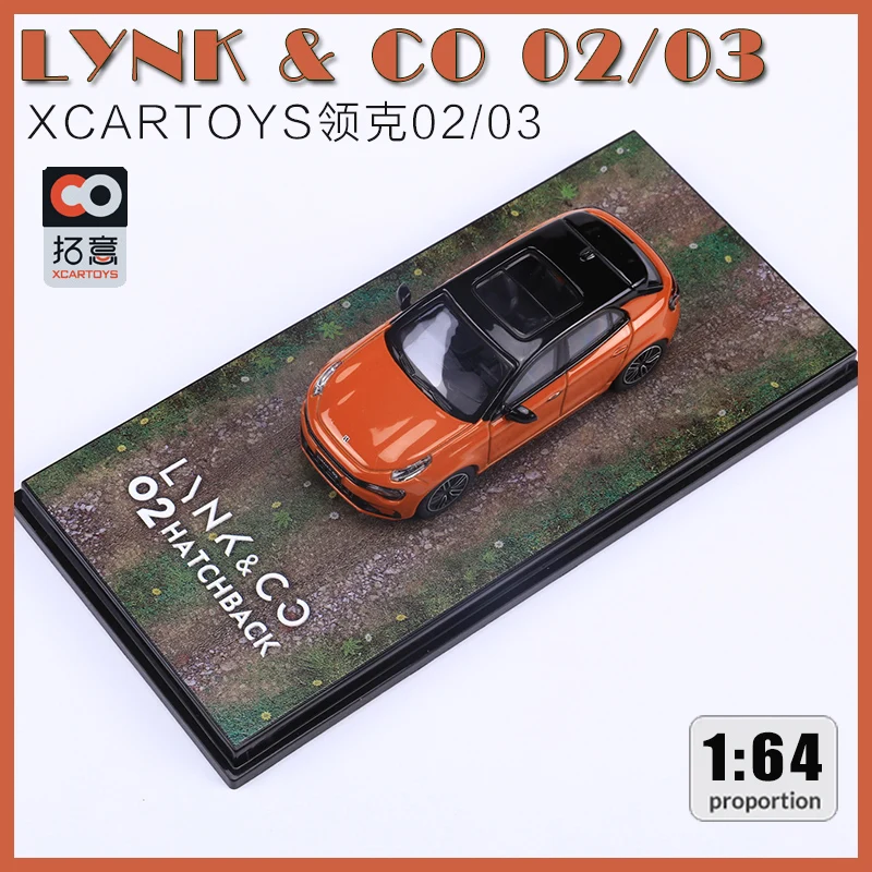 

Модель литая автомобиля Xcartoys 1:64 Lynk & Co 02 03, коллекционные украшения, Подарочные игрушки