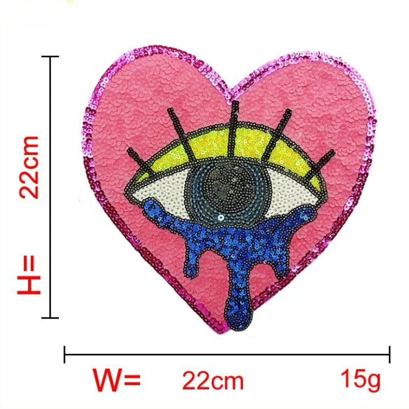 Патчи с блестками и аппликацией для глаз в форме сердца