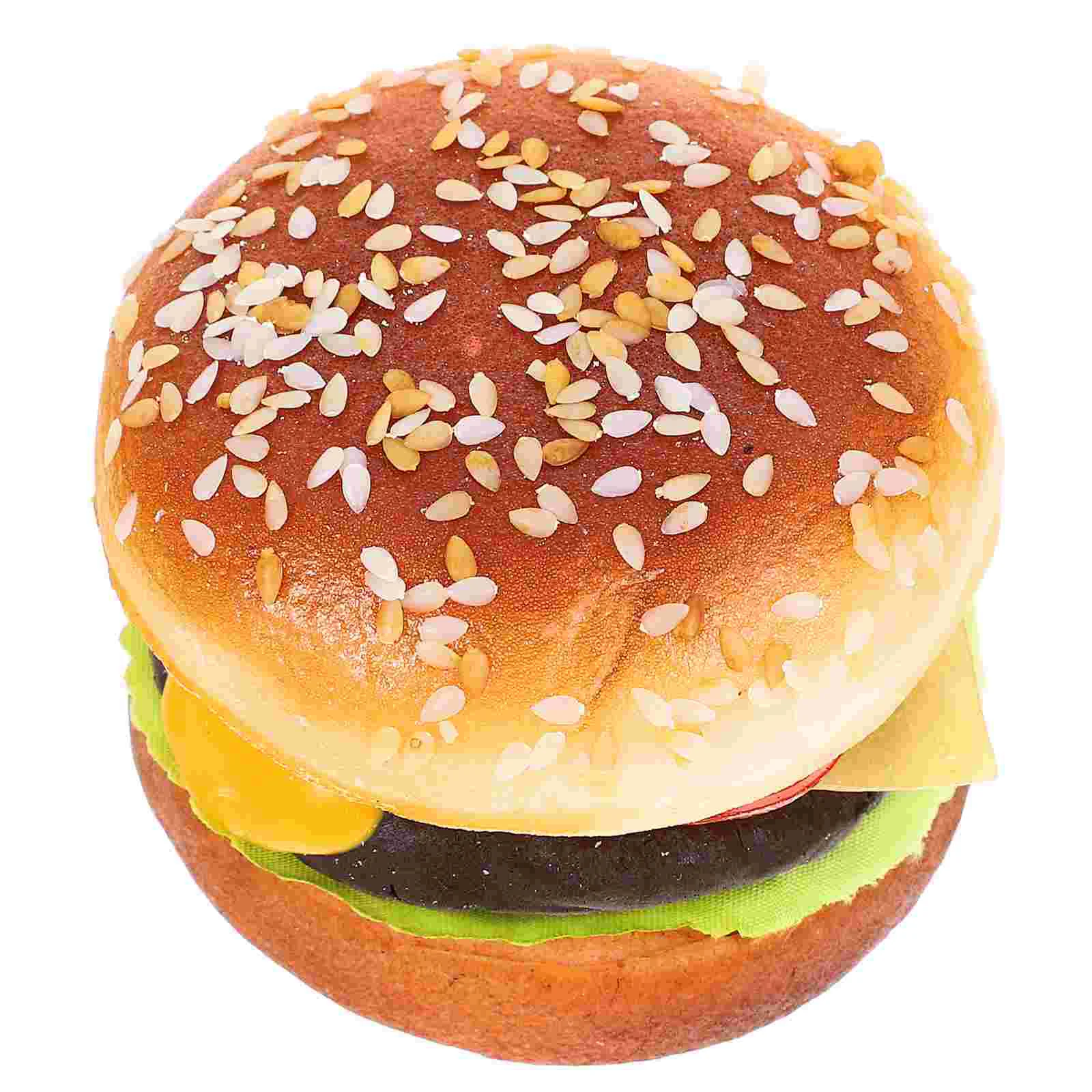 

Simulation Burger Models Scene Photography Props Layout Food Shop Decors Artificial