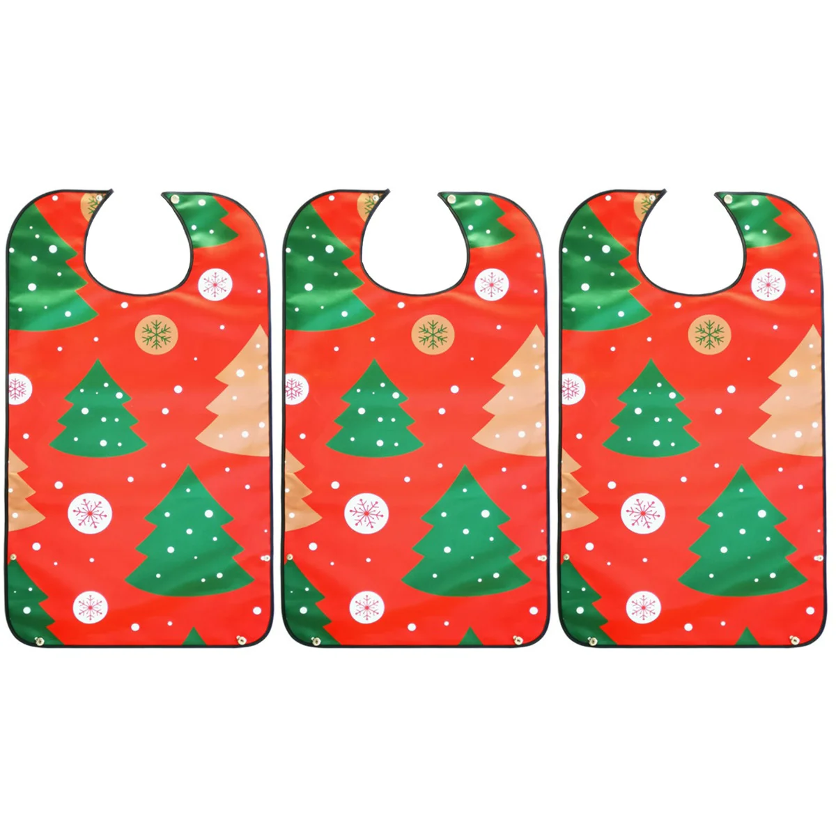 

Нагрудник для взрослых, защитная одежда для еды, моющийся фартук из искусственной кожи для еды, многоразовый Мужской фартук для пожилых люд...