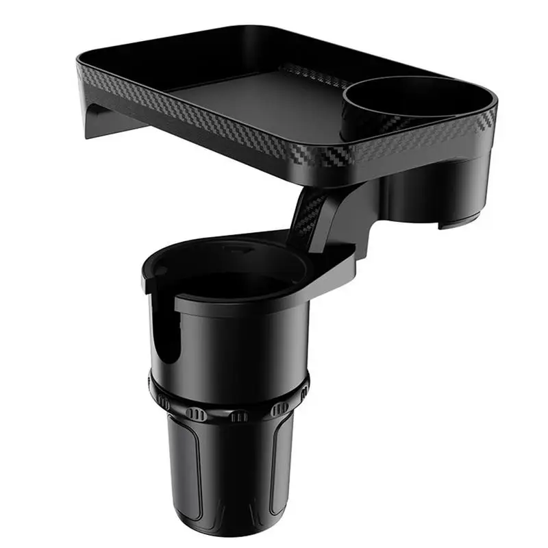 

Car Cup Holder Tray 360 Degree Adjustable Tray Table Phone Slot Car Food Table Enjoy Your Meal And Stay Organized For Cup Holder
