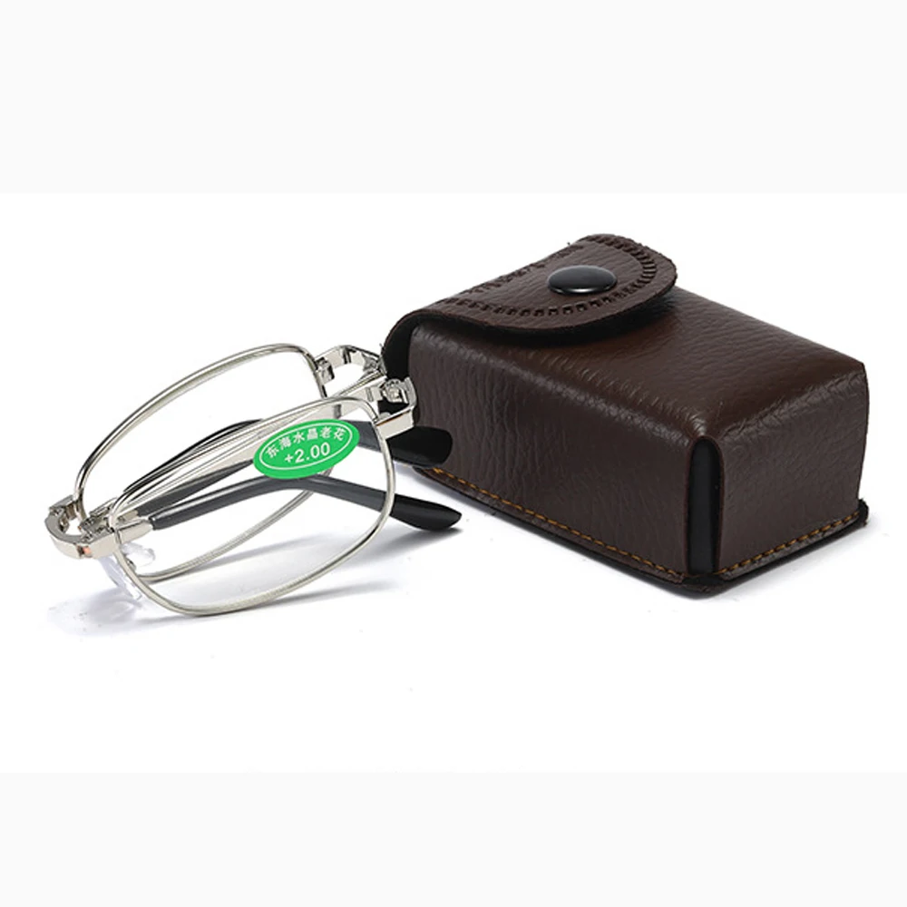 Складные очки для мужчин и женщин пресбионные чтения с кристаллами высокой