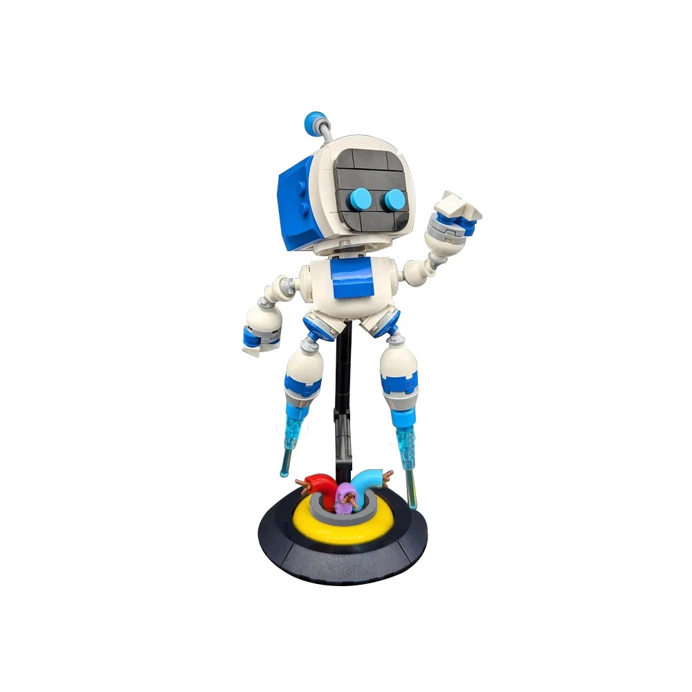 MOC Популярная игра Astro Bot Building Block Модель Спасательная миссия Игра Творчество