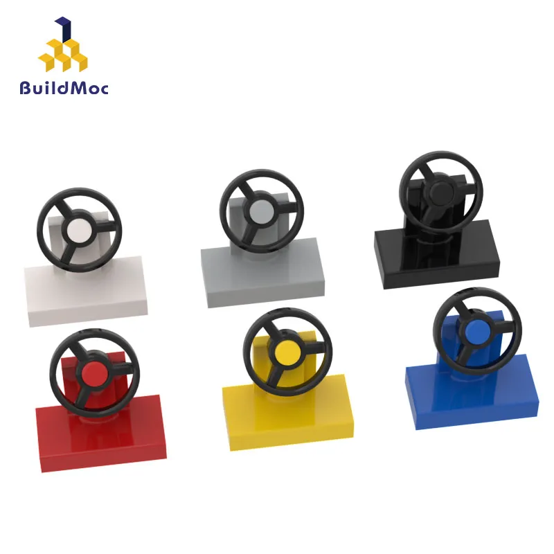 

Кубики MOC Parts 73081 Автомобильная рулевая подставка 1x2, строительные блоки «сделай сам», развивающие игрушки, 10 шт.