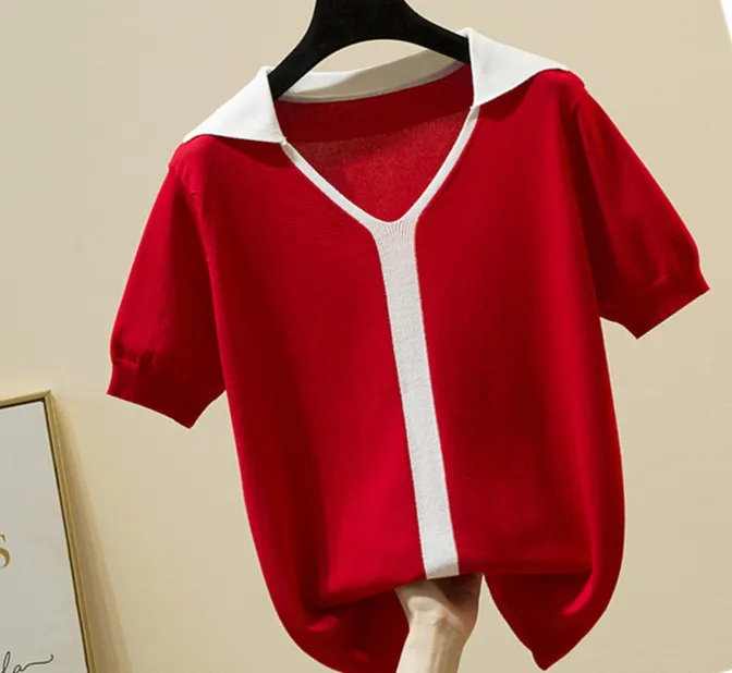 

women's short sleeve summer 2021 new fashion loose t-shirt Black