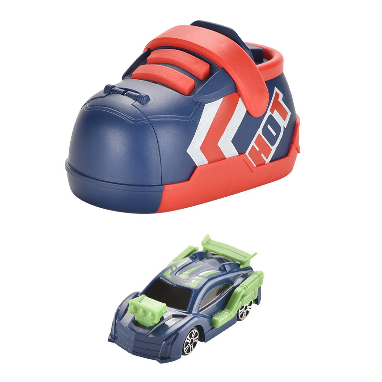 

Stunt Toy Pull Back Cars For Boys Catapult Running Shoes Children's Toy Car Jumping Stunt Car With Shoe Kid's Creative Toys