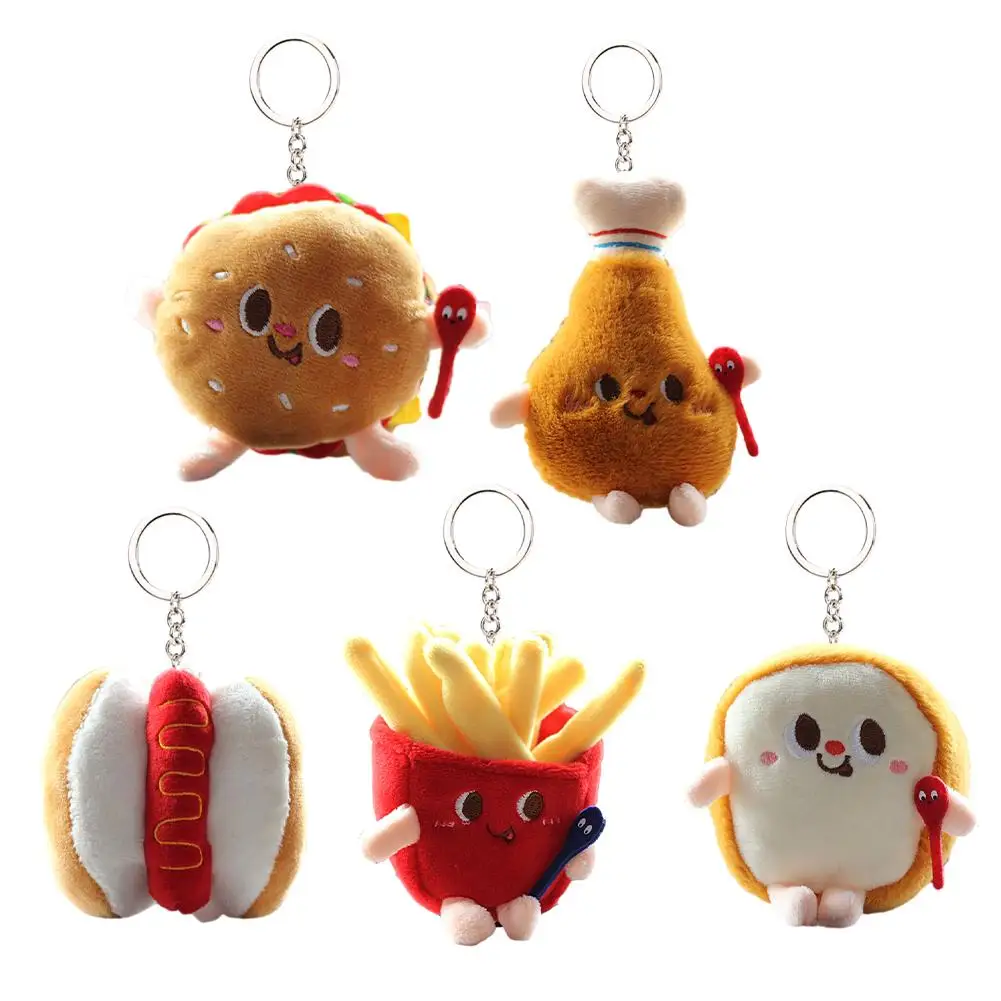 Милые игрушки для детской еды плюшевая кукла-хот-дог картофель фри мягкие