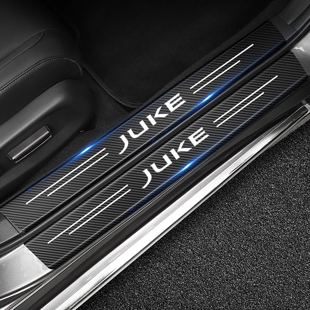4 шт. наклейки на пороги автомобиля Nissan Juke F15 F16 2010-2014 2015 2016-2021