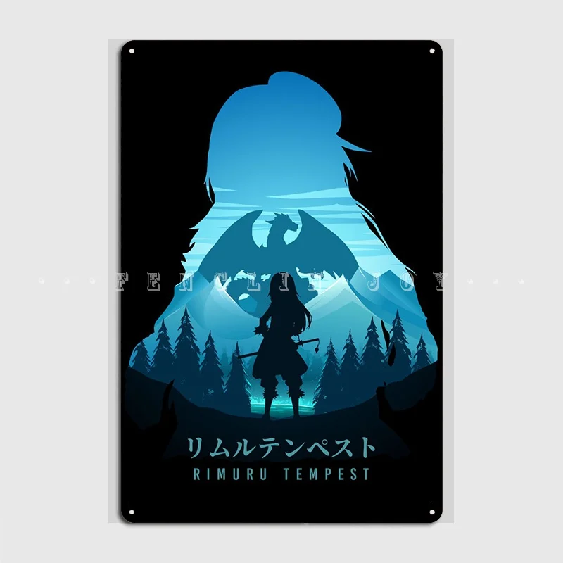 

Rimuru Tempest тенсура плакат металлическая фотография украшение для дома гараж украшение жестяной знак плакат