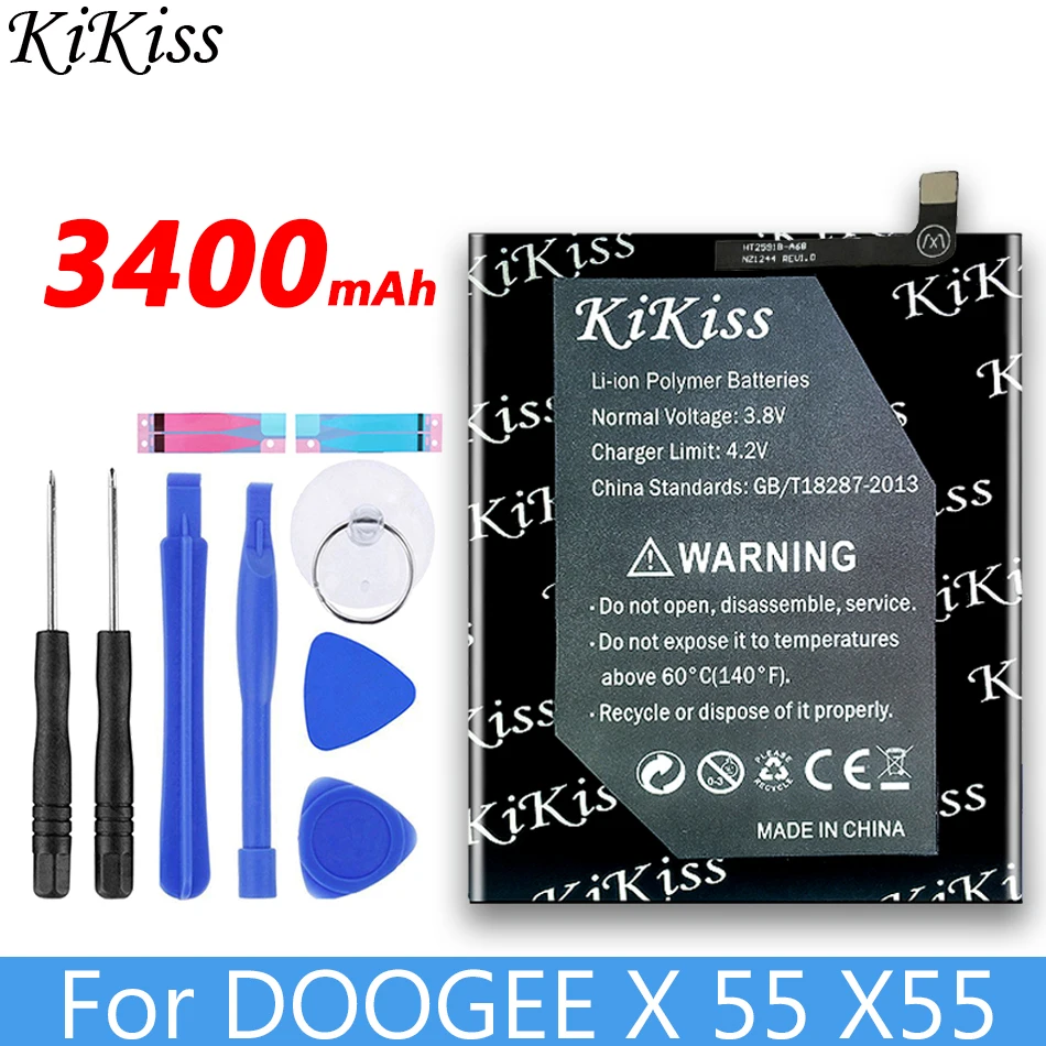 

Аккумулятор KiKiss X55 на 3400 мА · ч Для DOOGEE X 55 X55