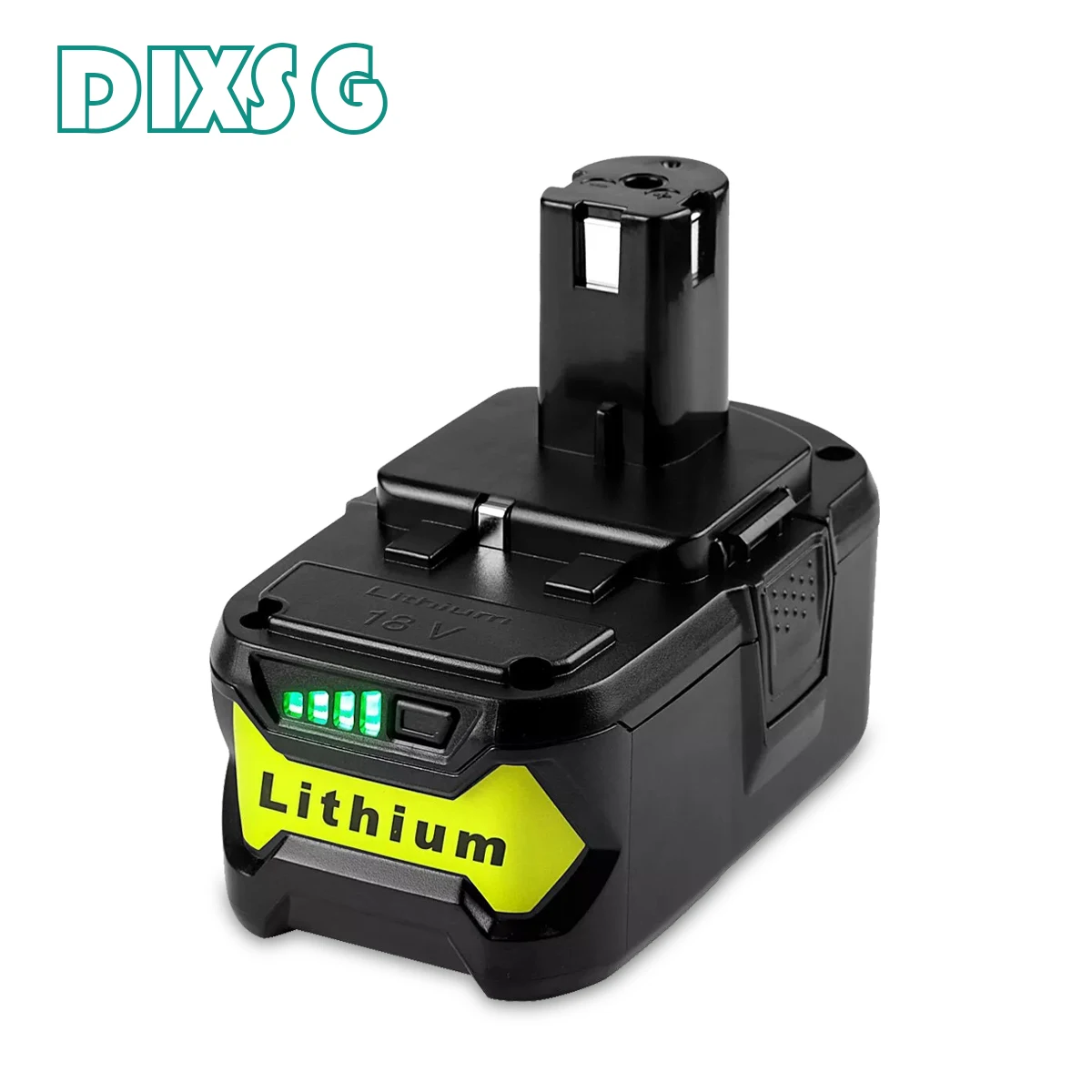 

Dixsg 6.0Ah 18V Replacement Battery for Ryobi 18V Lithium Battery for P108 P102 P103 P104 P105 P109 18-Volt ONE+ Cordless Tool