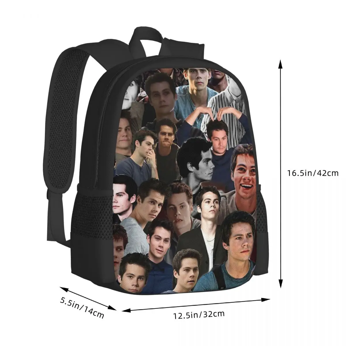 Dylan O'brien Collage Backpack for Girls Boys Travel RucksackBackpacks for Teenage school bag