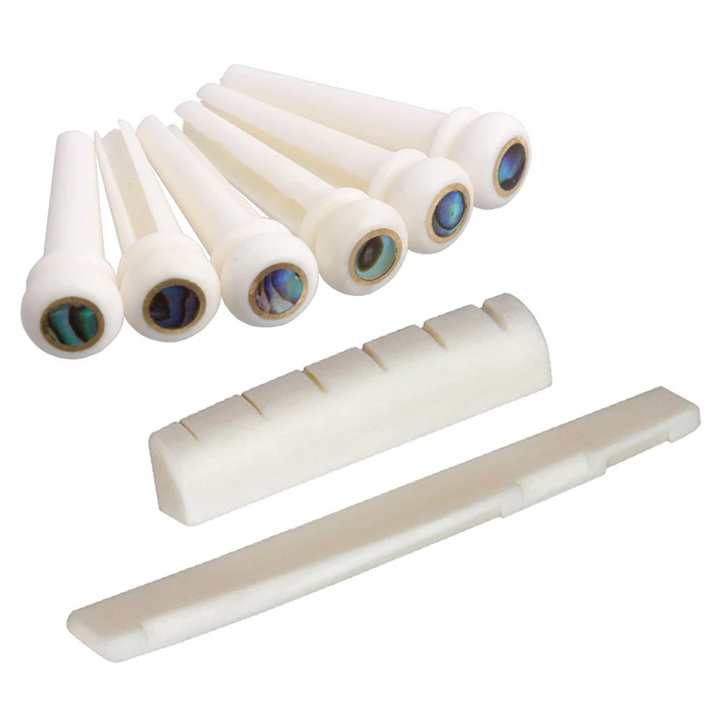 Струнная гитарная струна кость гитары мостик штифт седельная гайка цвет