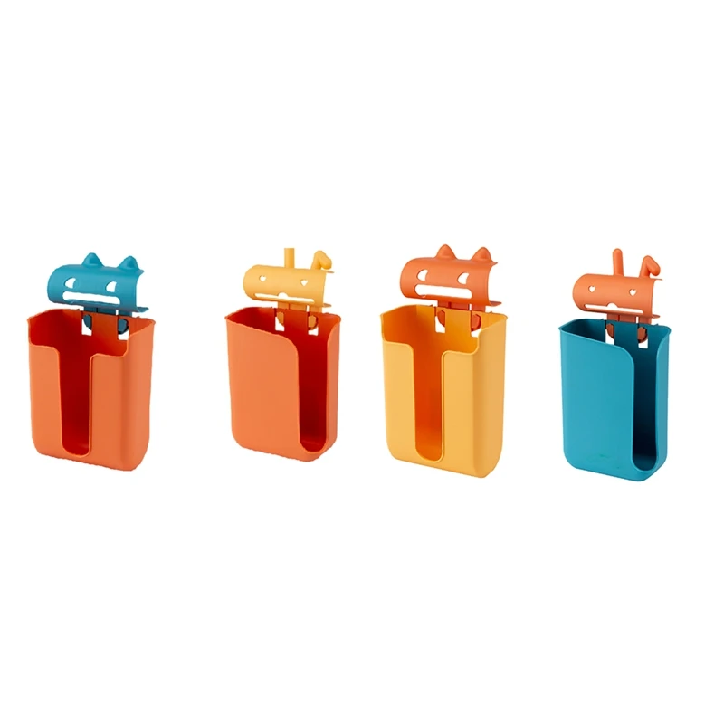 

Простой Настенный мультяшный мешок для мусора с отверстиями, коробка для хранения, сумка для покупок, коробка для хранения