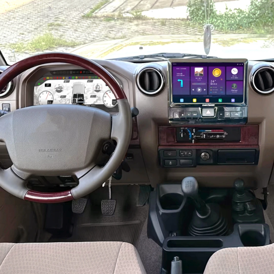 Автомобильный ЖК-прибор на базе Android для Toyota LC70 LC71 LC76 LC78 ...