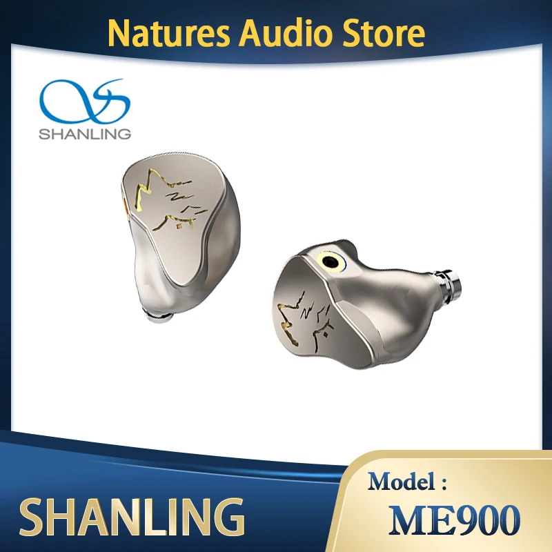 

SHANLING ME900 HIFI Monitor IEM 2DD+6BA 8 Driver Hybrid In-Ear Earphone 2.5/3.5/4.4mm Plugs Earbud MMCX Detachable Cable Headset