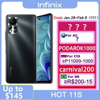 infinix hot 11s 4gb 64gb 6 78 fhd punching 5000mah battery nfc display smartphone helio g88 50mp ai rear camera