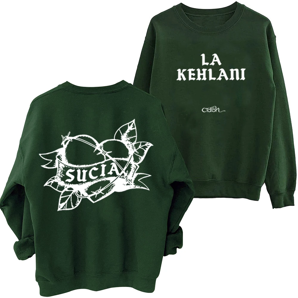Kehlani Sucia Sweatshirt Crash Album Merch Fan Gift Harajuku Round Neck Oversize Hoodie