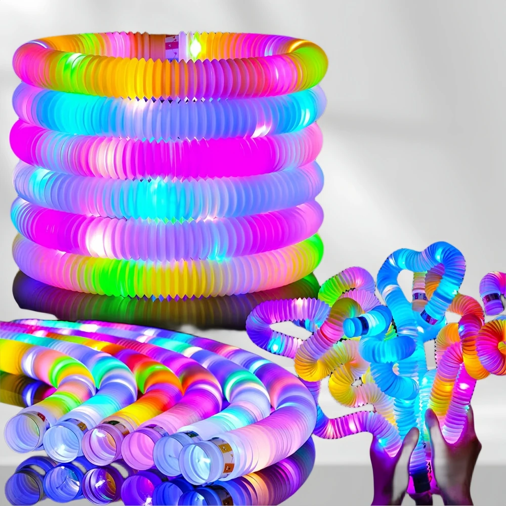 Светодиодный Мигающий Набор Игрушек- 6/12/18/24/30 Шт. Сенсорные Плюшевые Игрушки Для