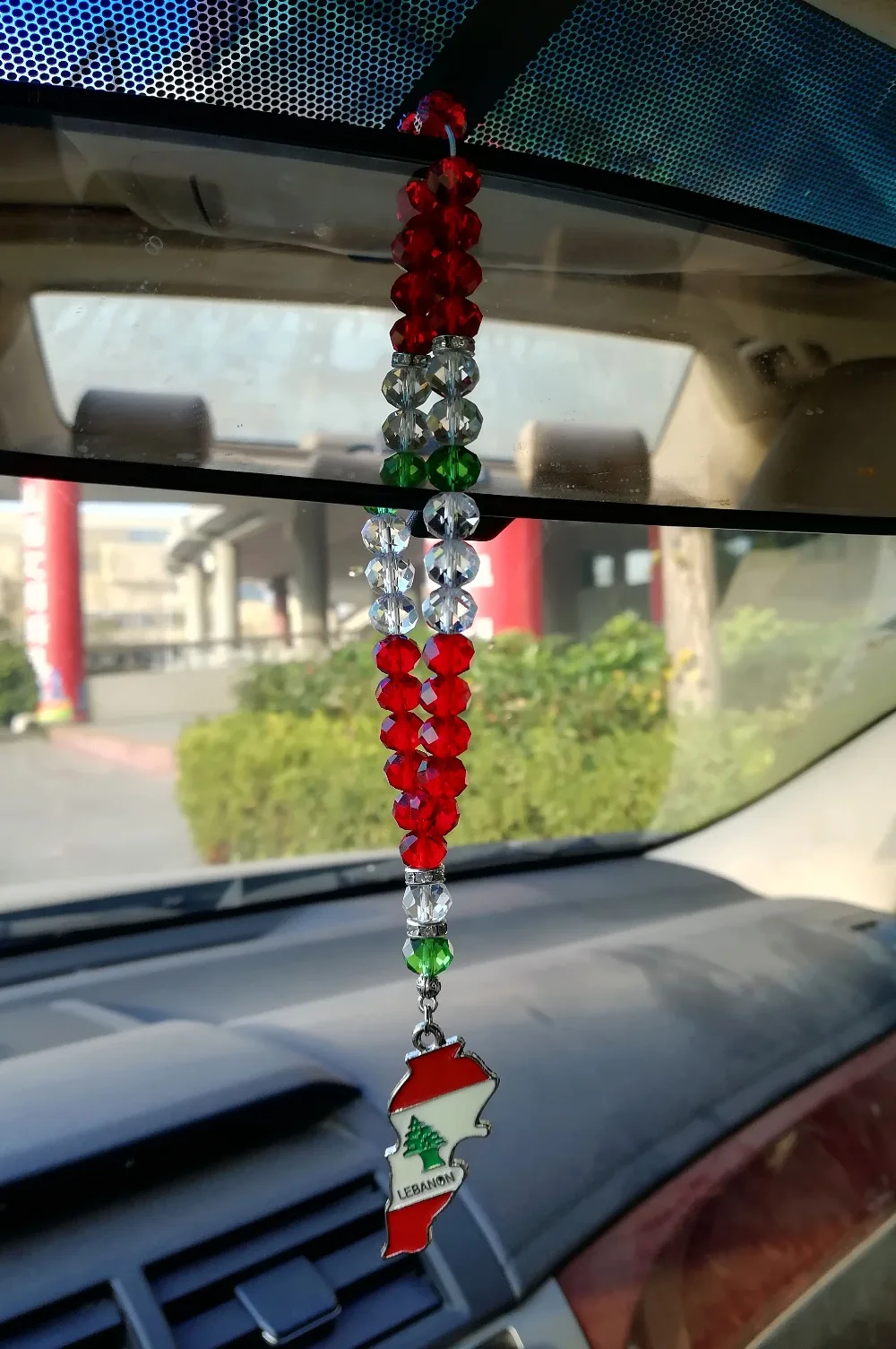 Ливанское ожерелье магниты на холодильник для дома/офиса подвесной флаг Ливана