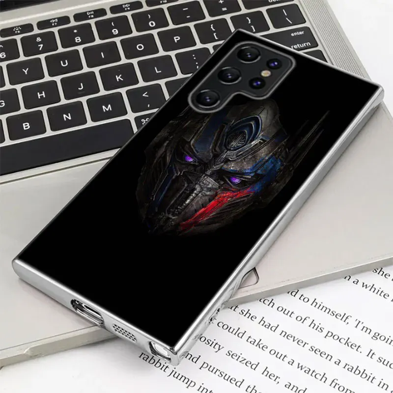 Прозрачный чехол-трансформер Bumblebee для телефона Samsung Galaxy S21 S20 S23 FE S24 S22 Ultra Capa S10 S9 S8