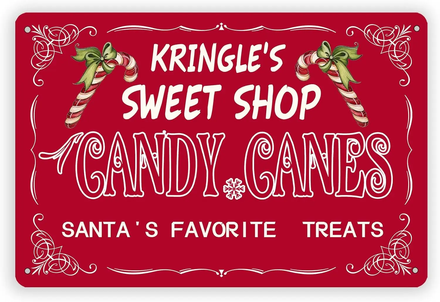 Sweet Shop Cndy Cnes Tn Sgn Vntge Chrstms Pcndy Metl Wll Декор для дома Cfe Ktchen Кофейня Store Holdy Deco