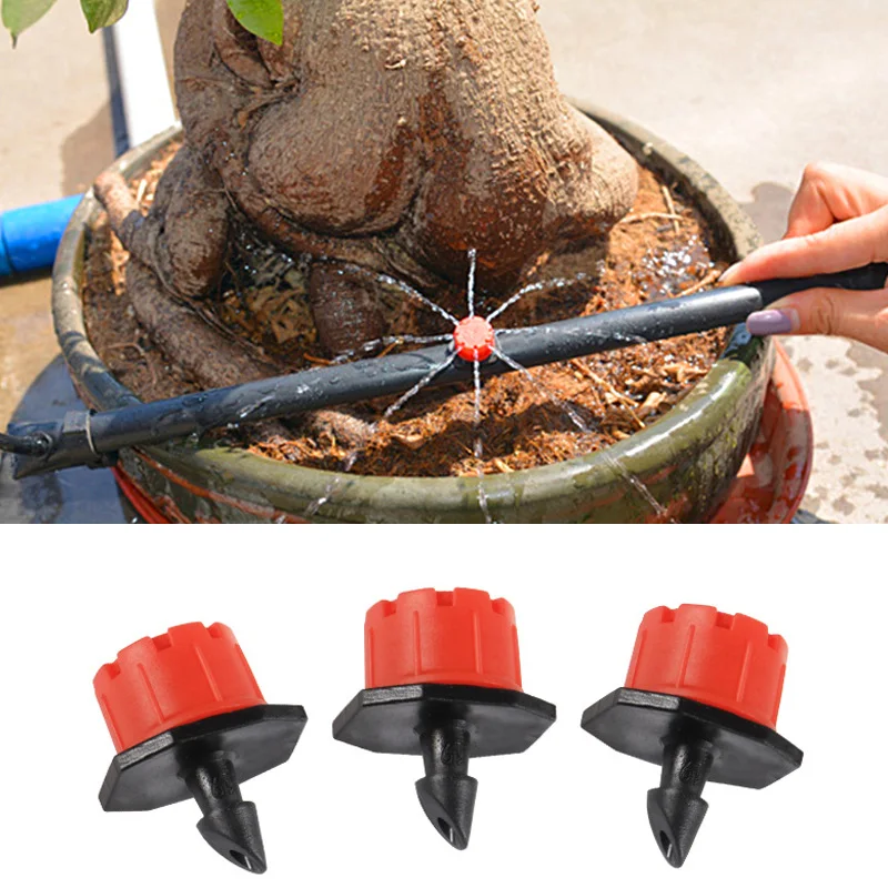 

Garden Micro Drip Irrigation System 8Hole Sprinkler Steady Flow Drip Irrigation Adjustable Flow Watering Balcony Yard Greenhouse