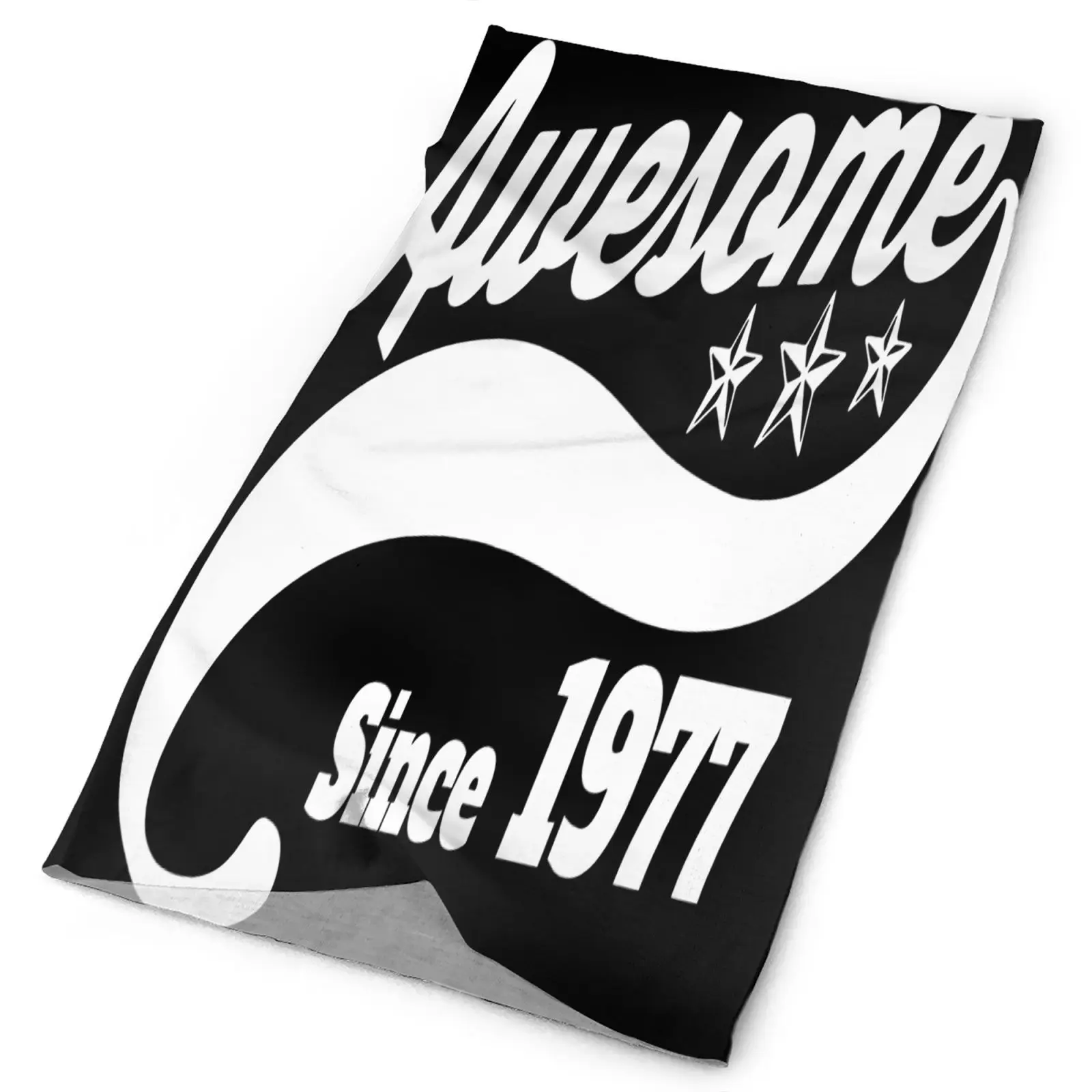

Printed Awesome Since 1977 Happy Men's Bandana Men's Balaclava Neck Warmer Masks Bandanas Men's Balaclava Tactical Bandana Ski