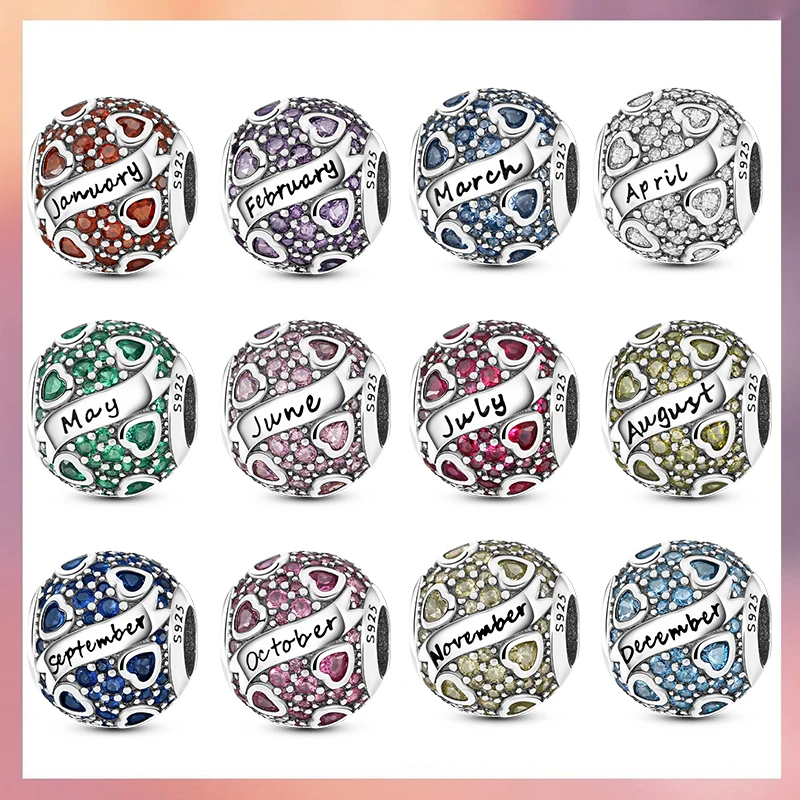 

Подвеска из серебра 925 пробы с камнем-бусиной для браслета Pandora