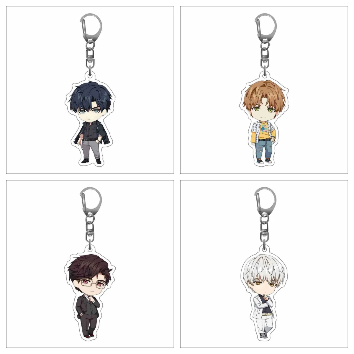 Брелок для ключей из акриловой смолы 6 см