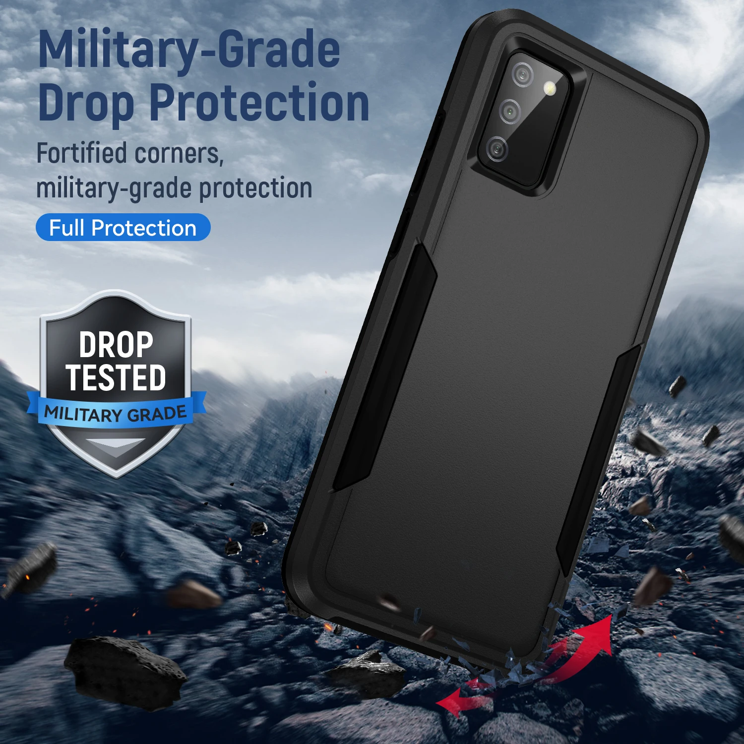 Чехол с защитой от падения Жесткий для Samsung Galaxy S24 Ultra S23 FE 5G S20 Plus S22 S21 S 24 23 22