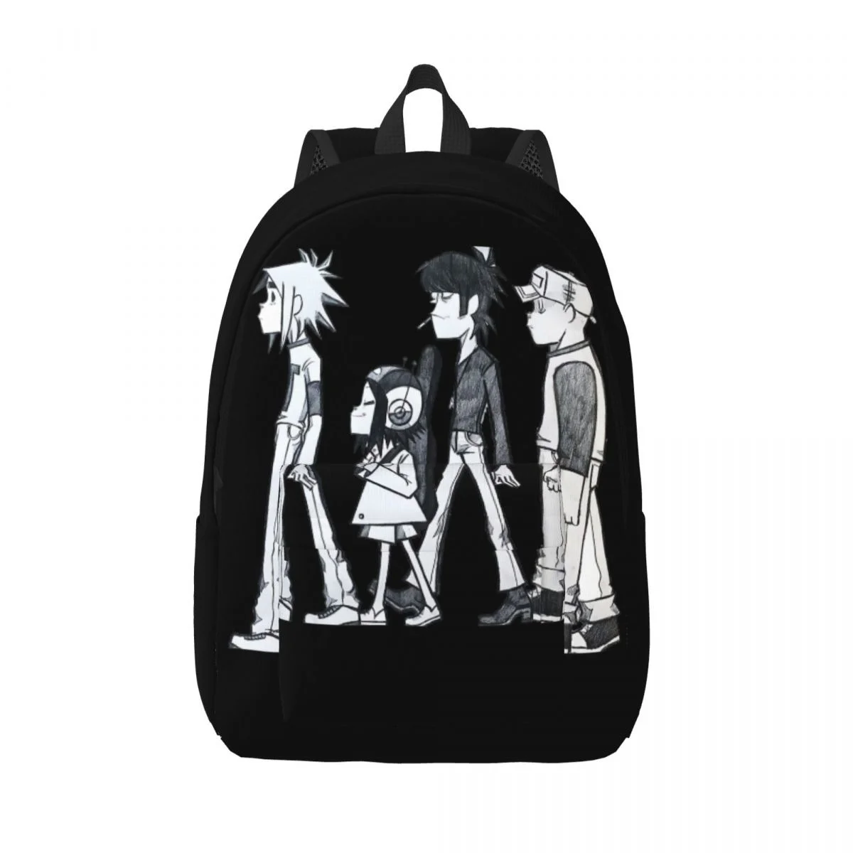 

Прочный Рюкзак Gorillaz Rock для учеников средней и старшей школы