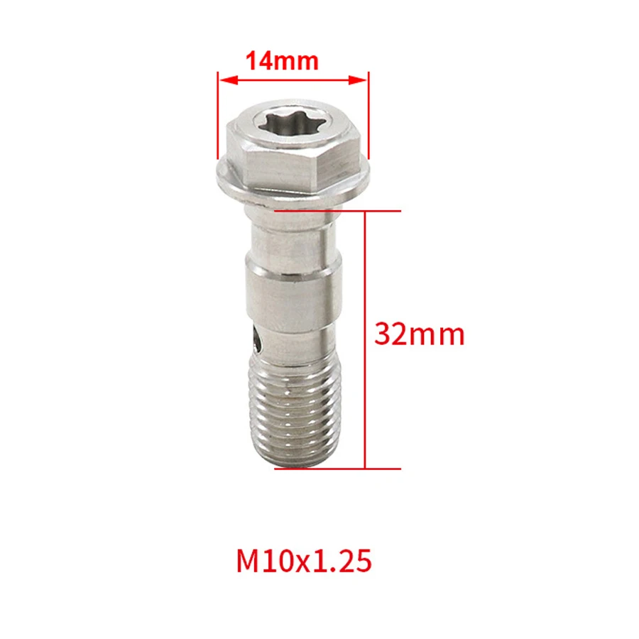 Универсальный мотоциклетный тормозной суппорт, банджо, прокачивающий винт, ниппель из нержавеющей стали 304, для Honda Yamaha Kawasaki Suzuki, мотокросс