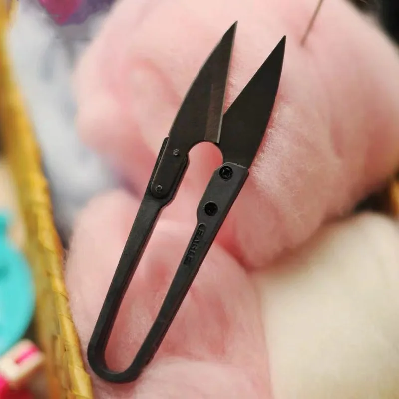 

2022 Hot Sale Carbon Steel U-shaped Scissors Thread Wire Cutter Sewing Snips Embroidery Tailor Multifunction Cutters Sewing Tool