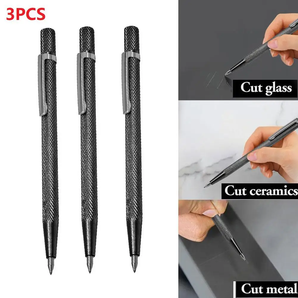 

Metal Tile Cutting Pen Tungsten Carbide Tip Scriber Pen Marking Engraving Pen For Ceramic Wood Carving Lettering Pen