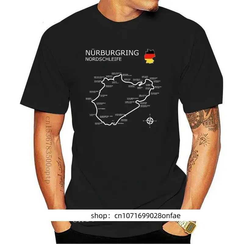 

Новинка, футболка Nurburgring - Nordschleife nurburgring grand prix, транспортировка, Автогонки