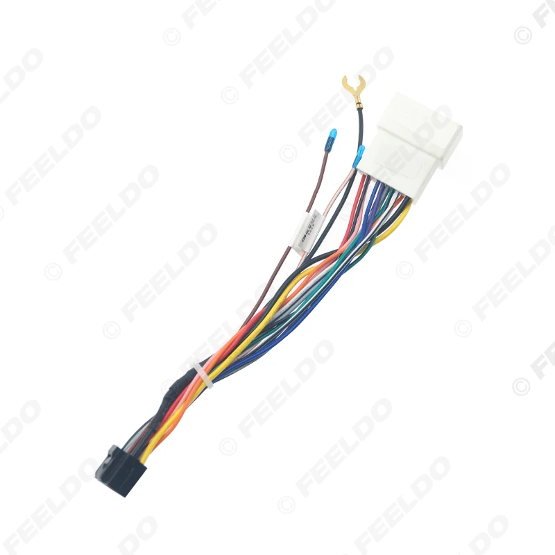 Автомобильный радиоприемник FEELDO 1 шт. 16-контактный адаптер жгут проводов для