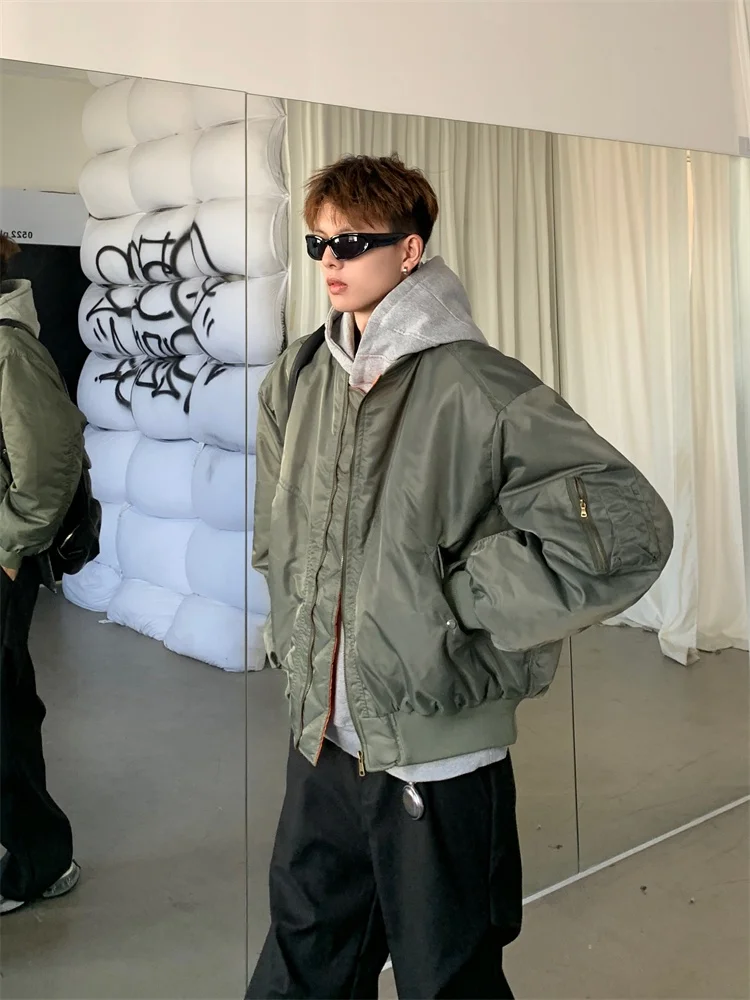 Chapter Американская винтажная осенне-зимняя куртка-бомбер Верхняя одежда для