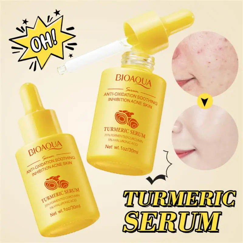 

Turmeric Face Serum Moisturizing Nourishing Hydrating Essence Brightening Skin Tightening Facial Essence Skin Care Products