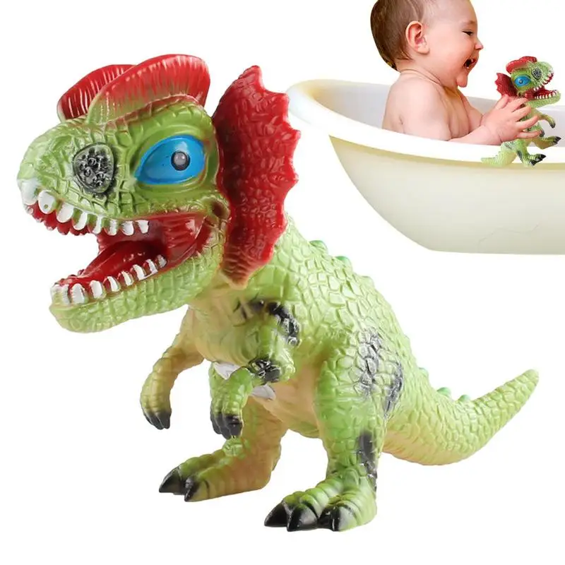 

Soft Dinosaur Toys Realistic Rubber Squeaky Dinosaur Toy Kids Dinosaur Toys Gleamy Eyes Design Christmas Birthday Toys Gifts