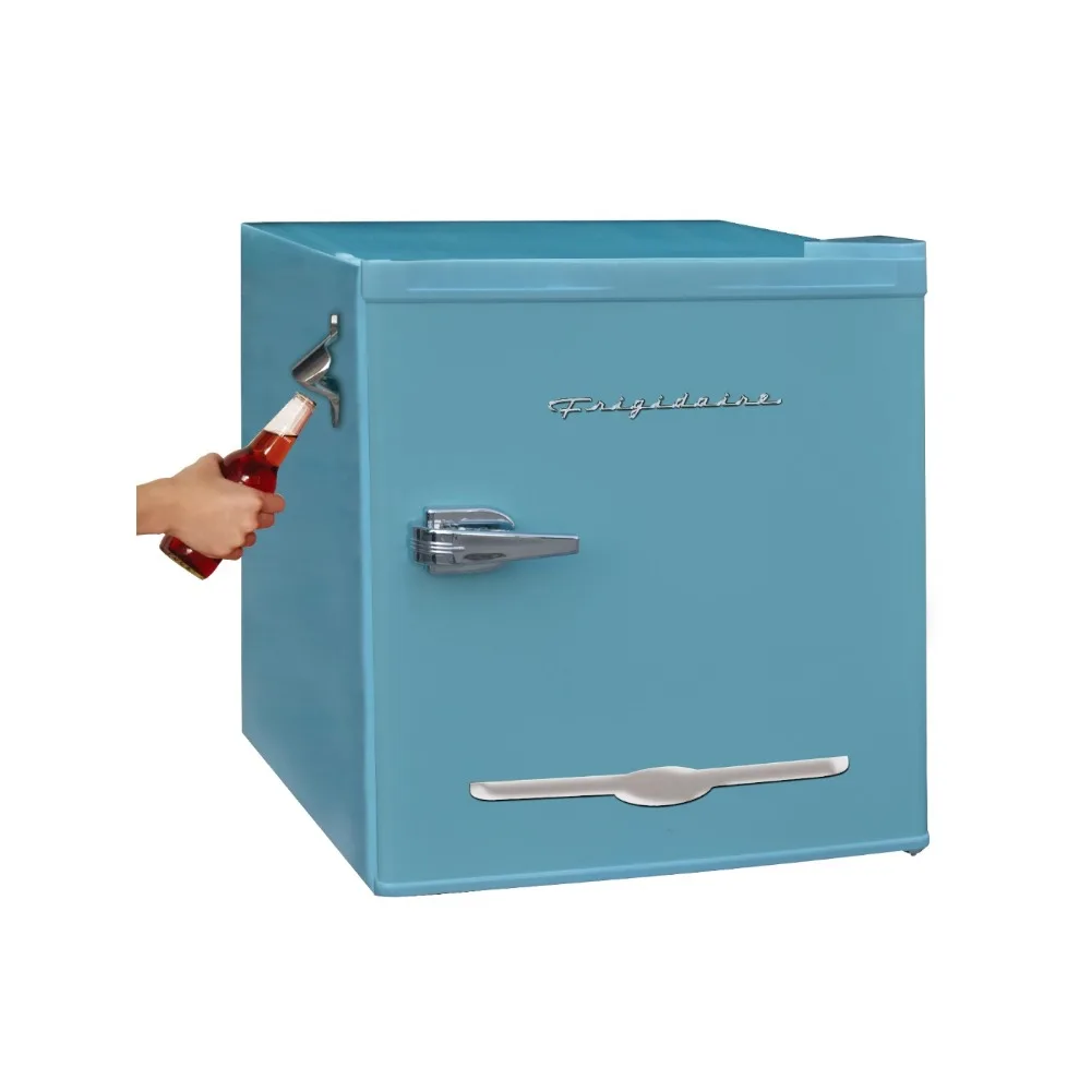 

Frigidaire 1.6 Cu. Ft. Retro Compact Refrigerator with Side Bottle Opener EFR176, Blue