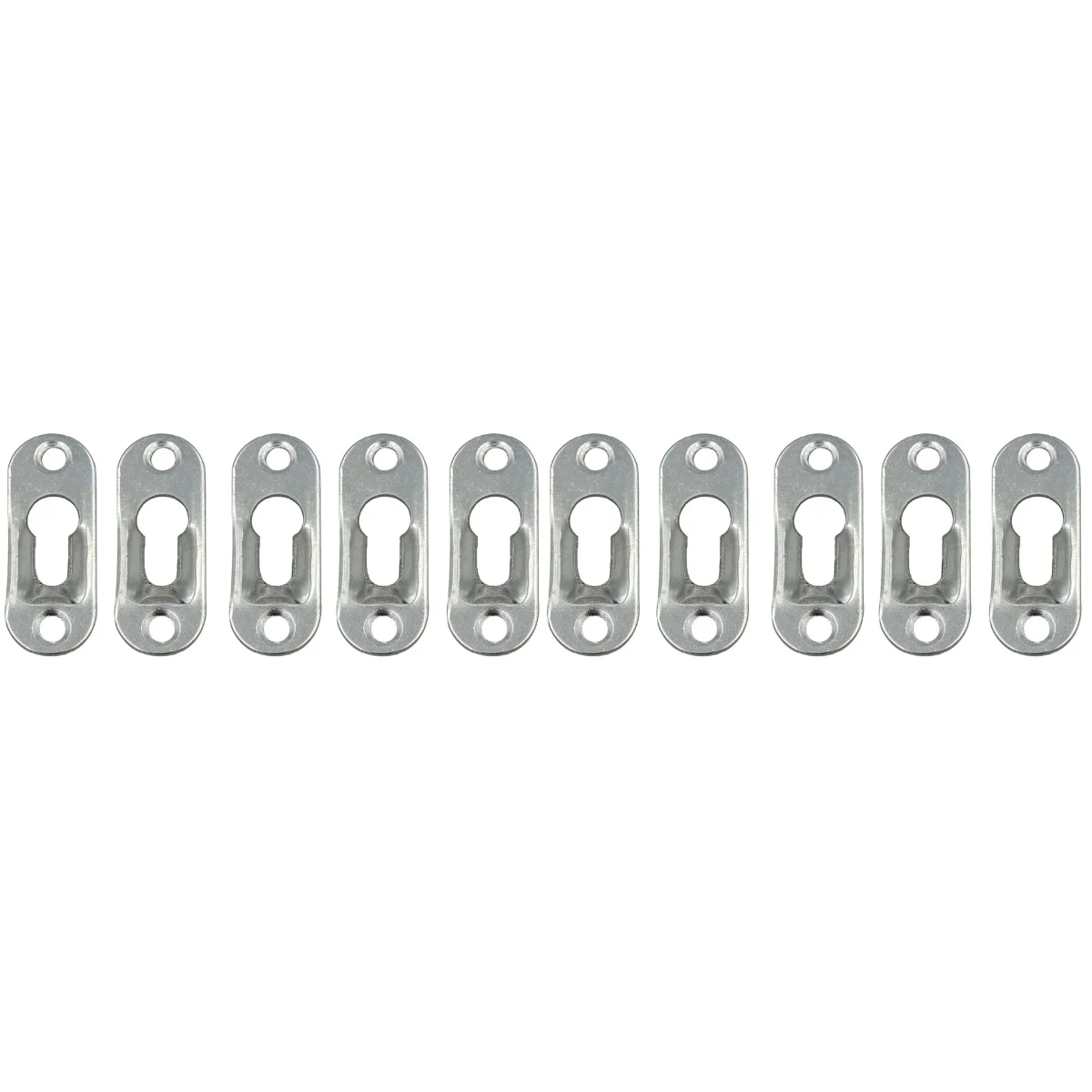 

100 pcs Convexity Hanging Picture Painting Mirror Frame Hook Hanger (Silver)