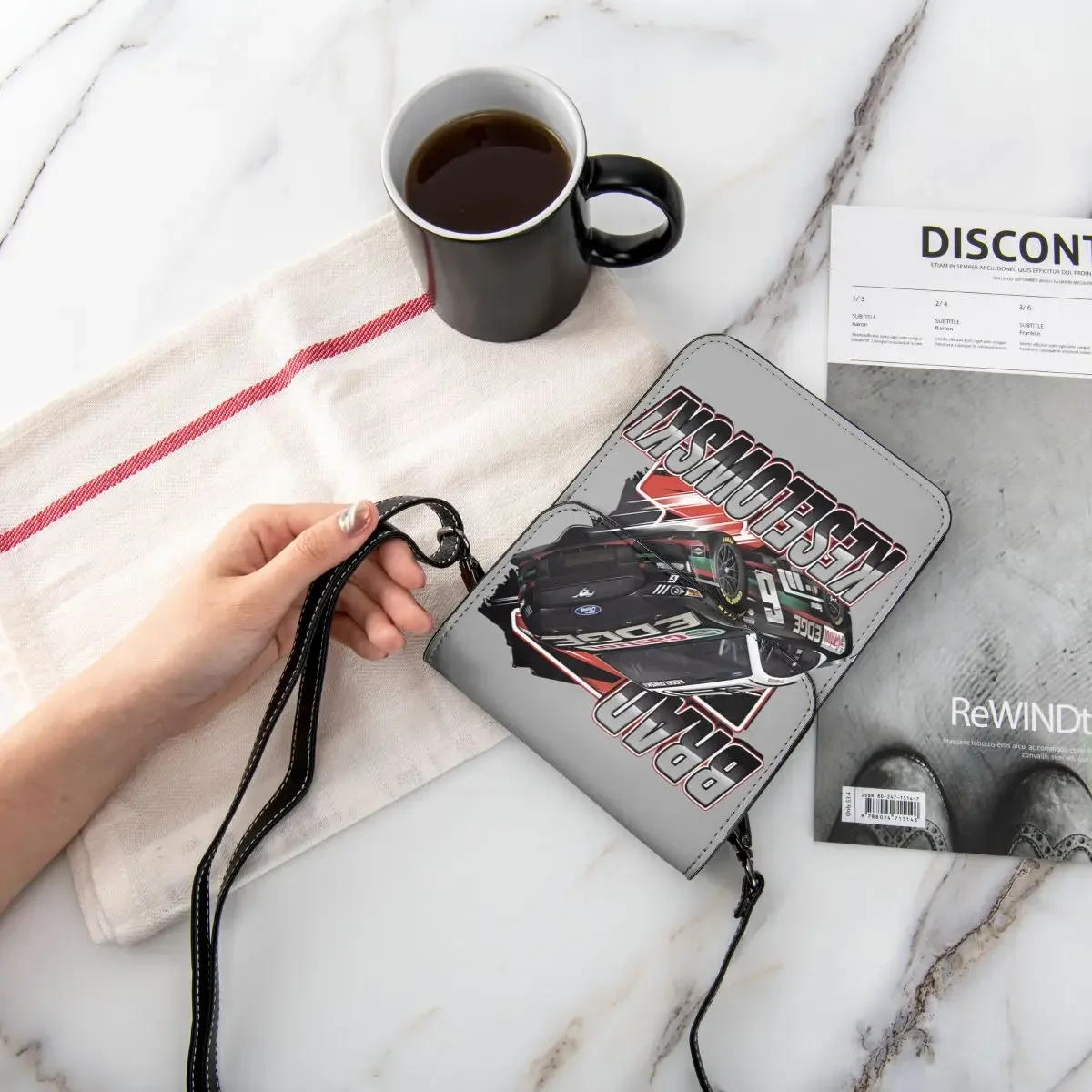 Кошелек через плечо Brad Keselowski 6 сумка для мобильного телефона кошелек