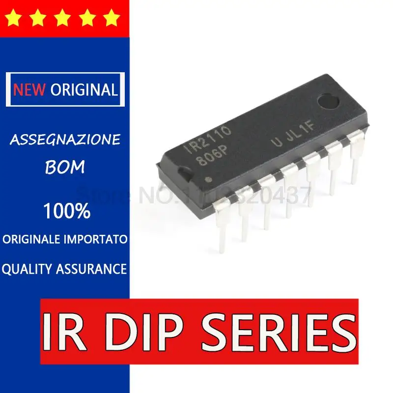 Новый и оригинальный IR2110PBF MOSFET высокий и низкий боковой привод DIP14 прямой мостовой привод DIP-14 IR2110