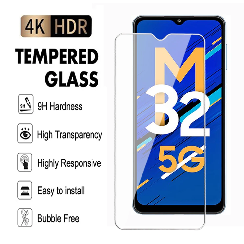 Закаленное стекло 9D для Samsung Galaxy M31 M32 M33 M34 M51 M52 M53 M54 M42 M62 4G 5G Защитная пленка экрана