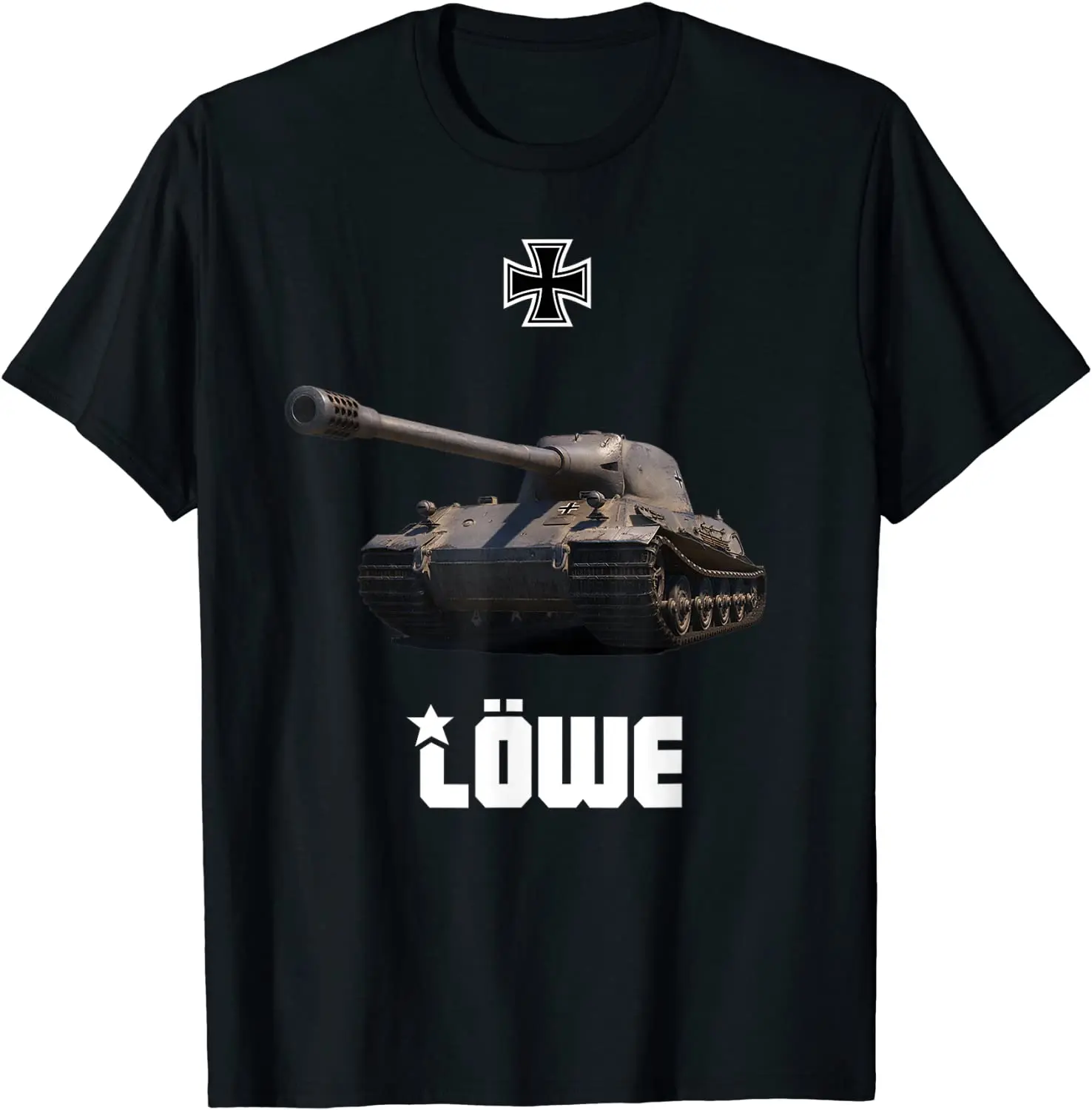 

Wehrmacht Panzer WWII German Lowe Heavy Tank T-Shirt. Premium Cotton Short Sleeve O-Neck Mens T Shirt New S-3XL