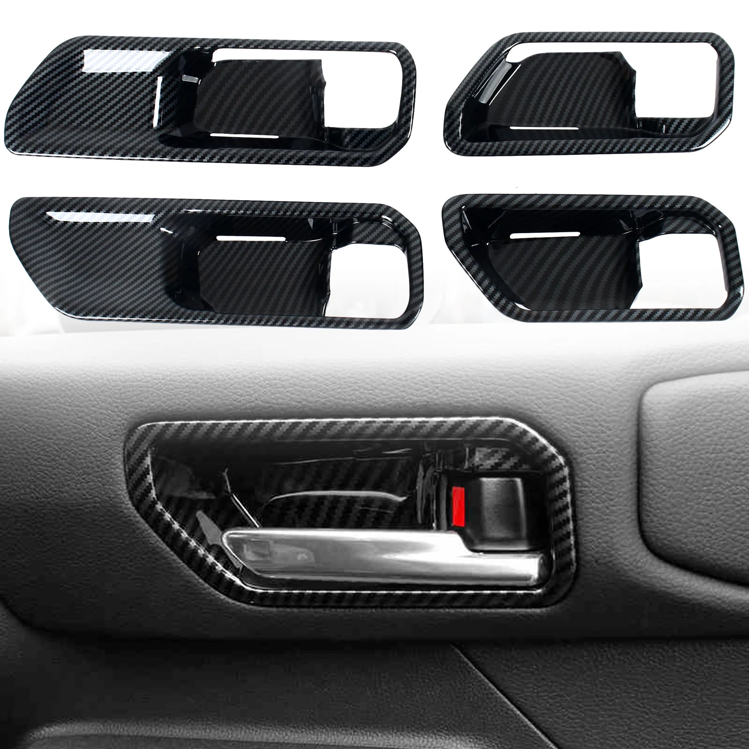 Для Toyota Prado LC250 2024 ABS крышка дверных ручек отделка 4 шт. автостайлинг аксессуары для