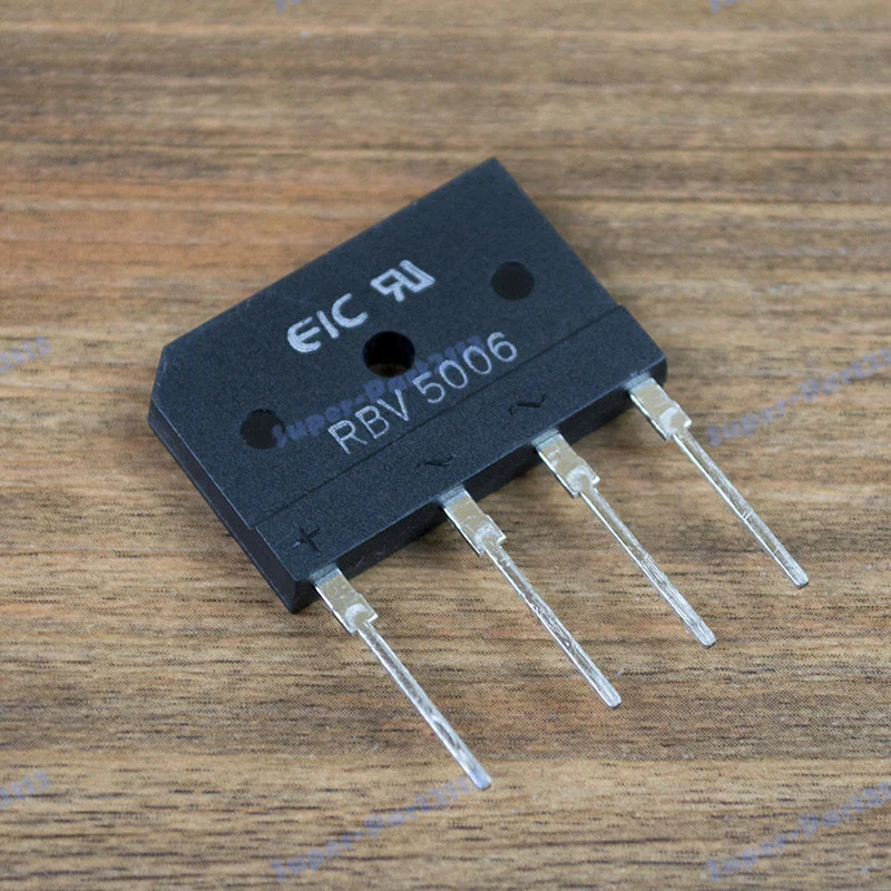 

Бесплатная доставка, 10 шт./лот RBV5006 50A 600 В, выпрямительный модуль, новинка