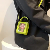 fashion womens bag simple mini shoulder bag 2022 new summer small fresh transparent jelly mobile phone bags messenger handbag